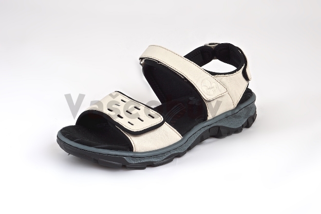 Obrázek Rieker 68860-60 beige dámský sandál