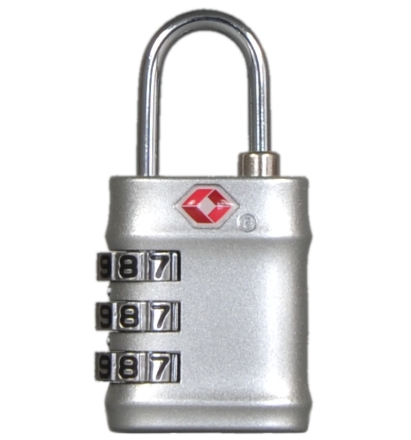 Zobrazit podrobnosti pro Bezpečnostní TSA kódový zámek na zavazadla ROCK TA-0035 - šedá Obrázek Bezpečnostní TSA kódový zámek na zavazadla ROCK TA-0035 - šedá