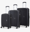 Obrázek Sada cestovních kufrů ROCK Hudson TR-0267/3 PP - černá