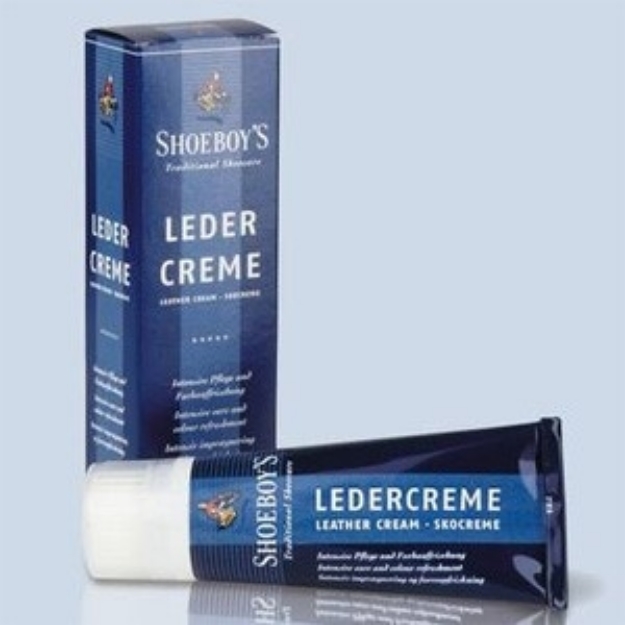 Obrázek Shoeboys Leather cream modrý krém