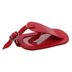 Obrázek Jmenovka na kufr kožená Lagen červe